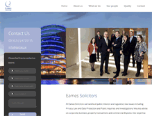 Tablet Screenshot of eames.ie